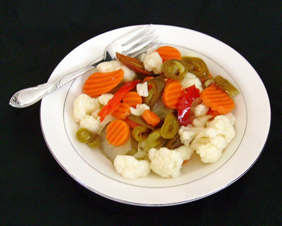Giardiniera, conserva della Lombardia