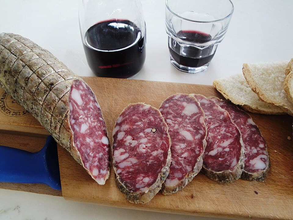 Salame di Varzi, salume della Lombardia